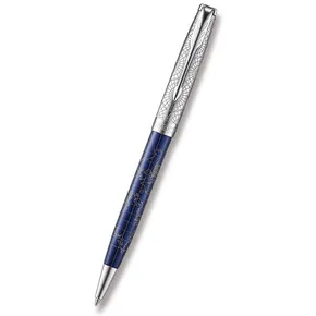 Kugelschreiber Parker Sonnet Atlas Blue Silver CT